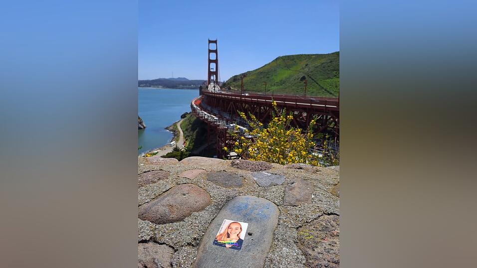 Vor der Golden Gate Bridge in Kalifornien