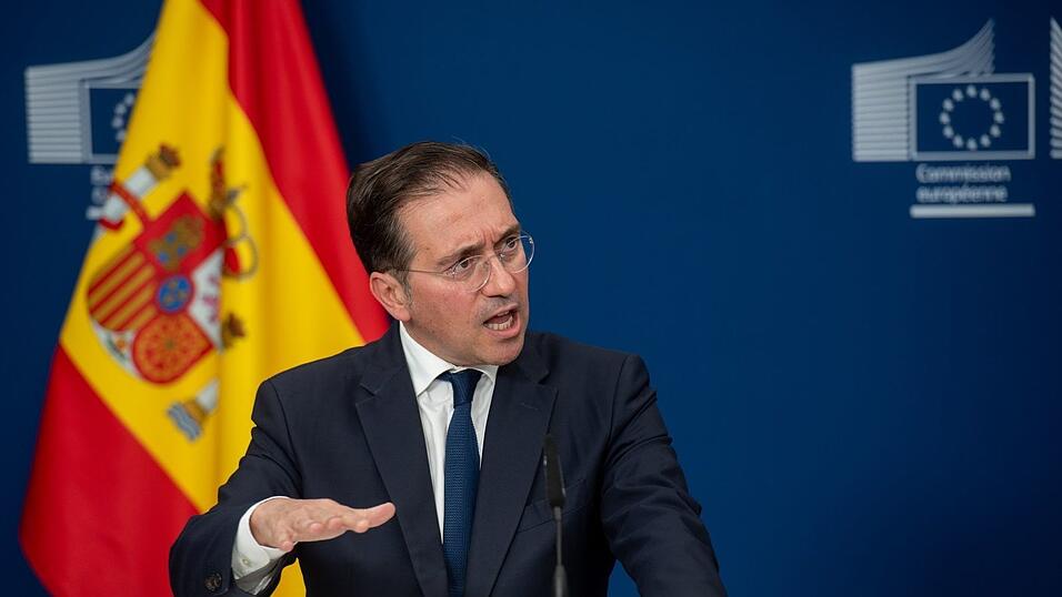 Fordert noch mehr EU-Unterstützung: Spaniens Außenminister José Manuel Albares. (Archivbild) Fordert noch mehr EU-Unterstützung: Spaniens Außenminister José Manuel Albares. (Archivbild)