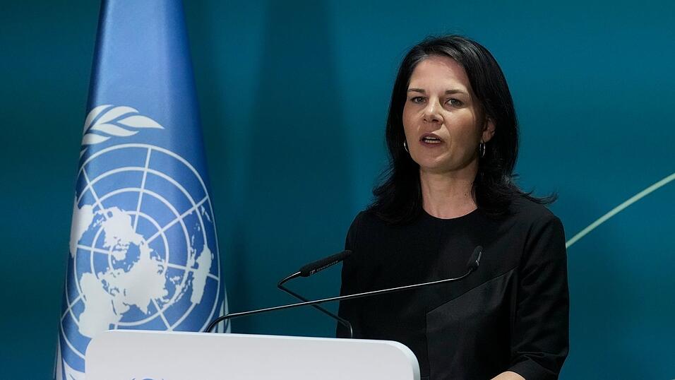 Im vergangenen Jahr sprach sie noch für Deutschland, nun für die UN: Annalena Baerbock. Im vergangenen Jahr sprach sie noch für Deutschland, nun für die UN: Annalena Baerbock.