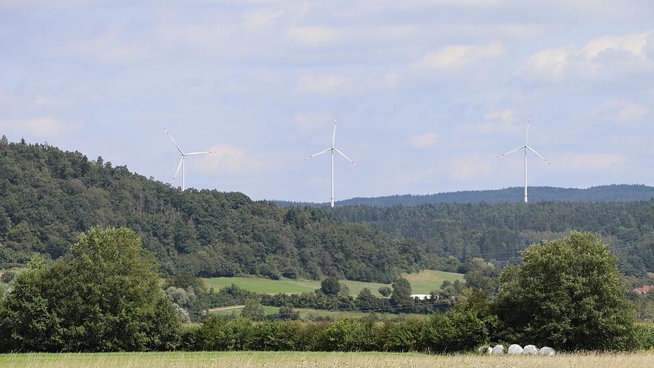 Windr&auml;der bei W&ouml;rth. Im &ouml;stlichen Landkreis werden wohl weitere Anlagen dazukommen.