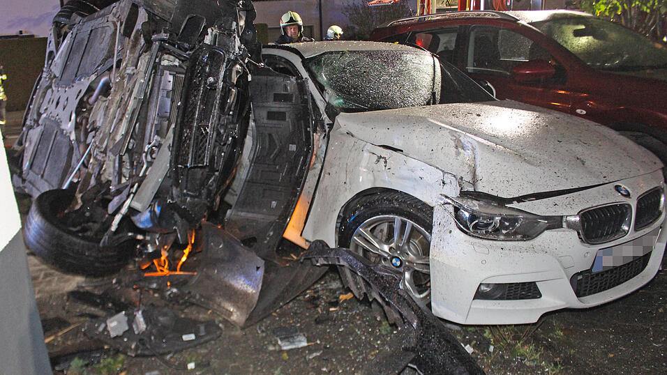 Bei dem Unfall enstand ein hoher Sachschaden.