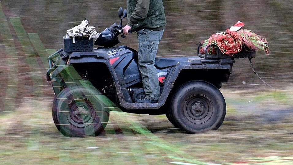 Die Polizeiinspektion Bogen hat jetzt Ermittlungen aufgenommen, weil Anwohner sich &uuml;ber r&uuml;cksichtslose Quadfahrer beschwert haben. (Symbolbild)