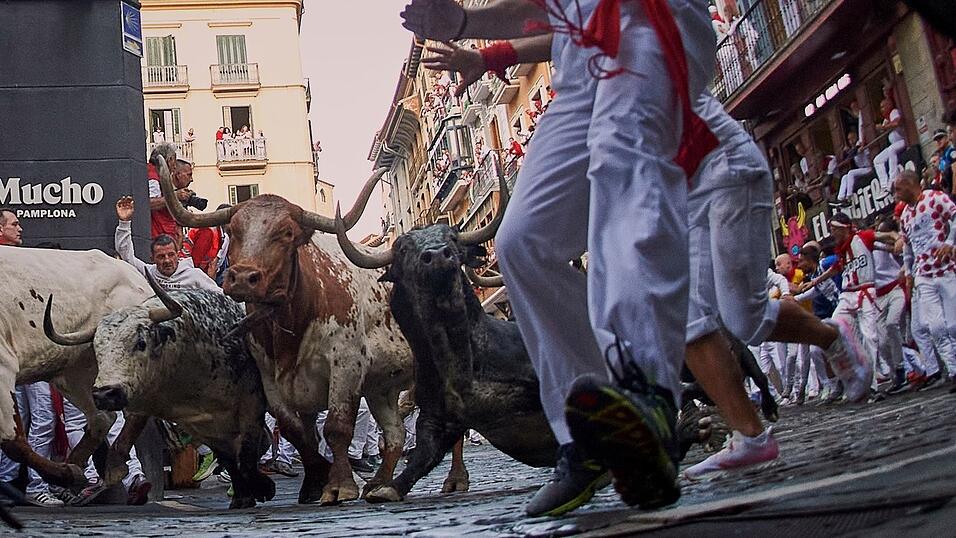 Die «Sanfermines» sind dem Stadtheiligen San Fermín gewidmet.