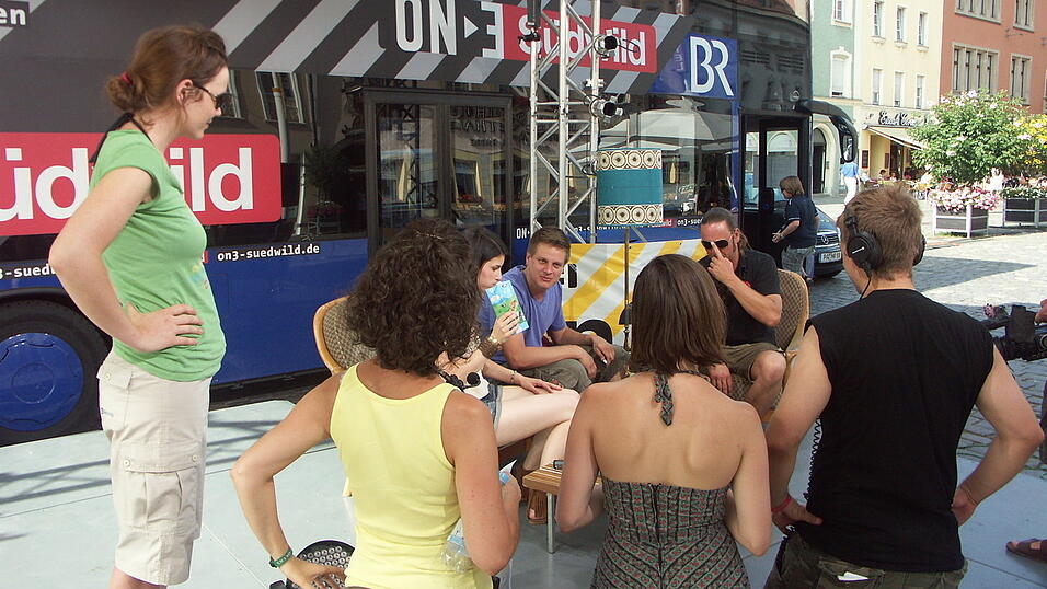 Blick hinter die Kulissen bei on3-südwild. (Foto: Meike Weinzierl) Blick hinter die Kulissen bei on3-südwild. (Foto: Meike Weinzierl)