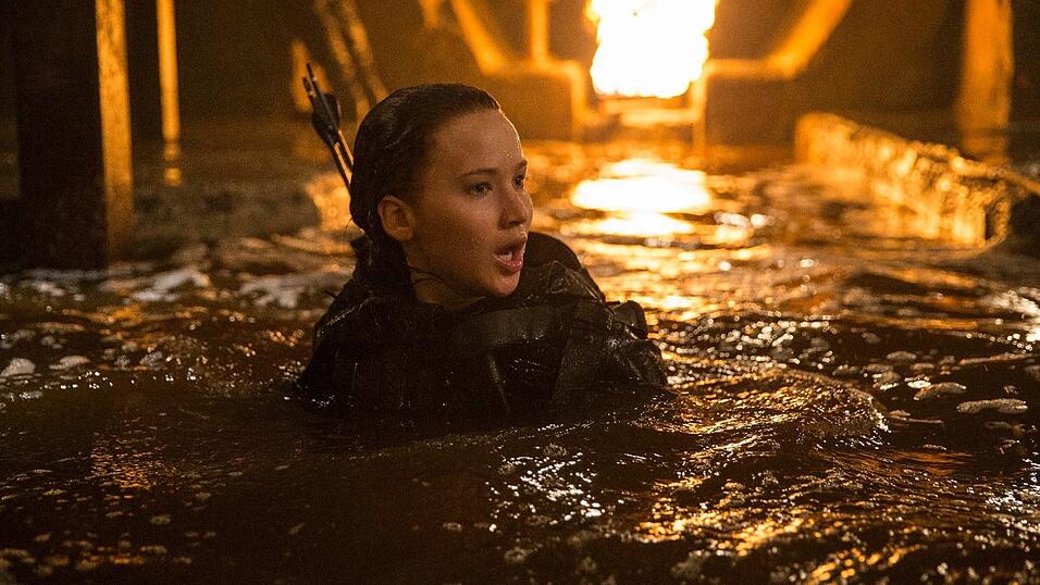 Das Bild zeigt eine Szene aus 'Tribute von Panem - Mockingjay 2'.