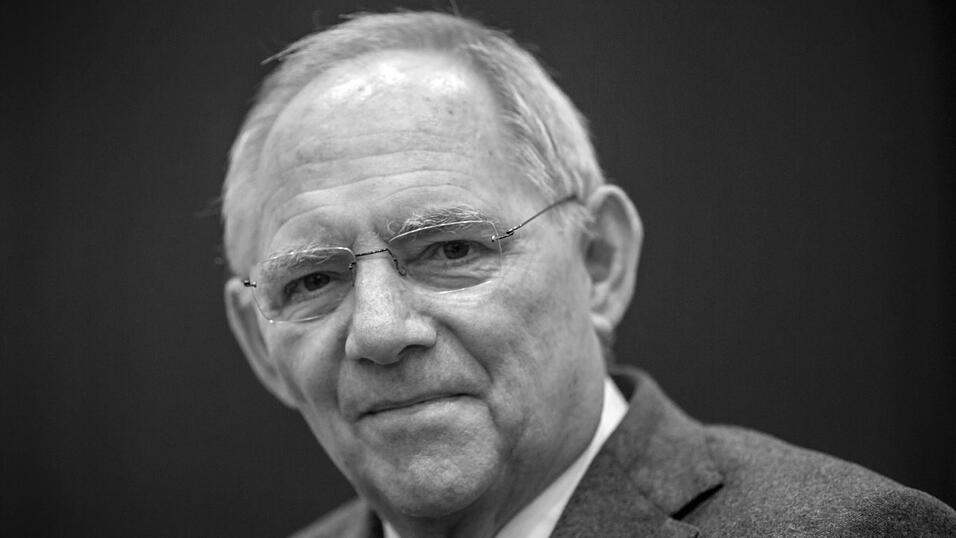 Der fr&uuml;here Bundestagspr&auml;sident Wolfgang Sch&auml;uble ist tot.