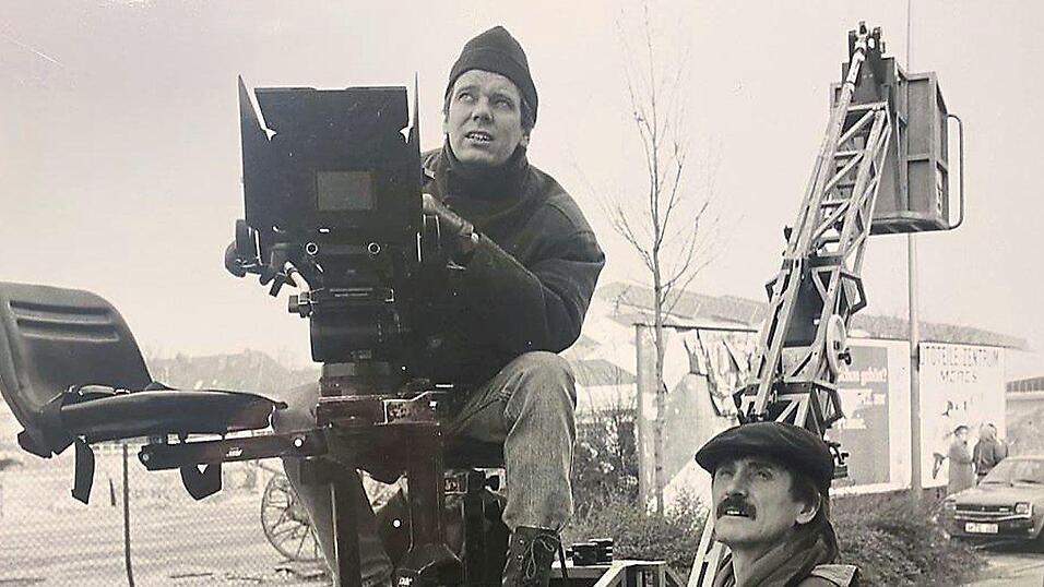 ... wie hier beim Dreh zum Tatort 'Alles Palermo' im Jahr 1993.