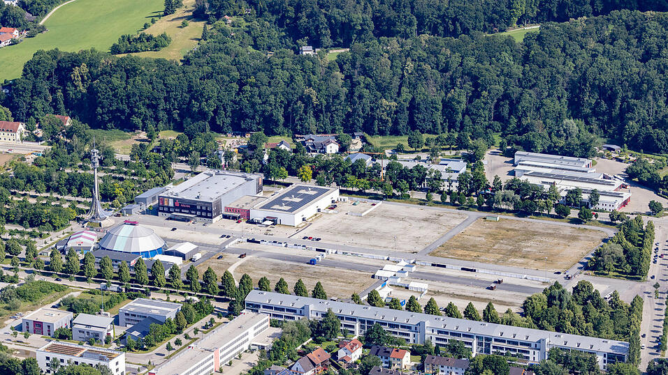 Das Messegel&auml;nde in Landshut.&nbsp;