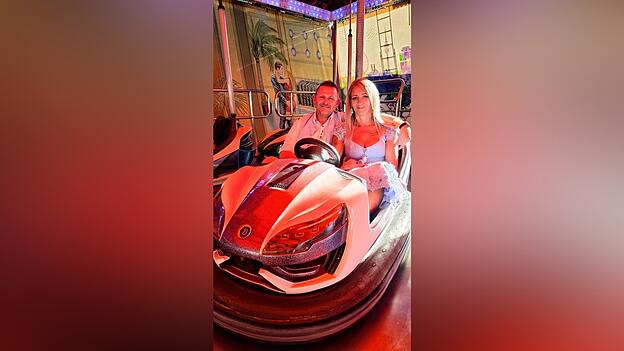 Beim Distel Autoscooter haben sich Jessica und Andreas Martel vor 30 Jahren kennengelernt.
