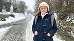 Winterspaziergang am Allachbach: Katrin Dengler ist gerne an der frischen Luft unterwegs, sei es auf Straubings gr&uuml;nen Wegen oder beim Wandern im Bayerischen Wald.