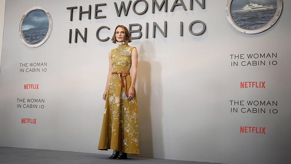 Keira Knightley vor einer «The Woman in Cabin 10»-Wand Ende September in London. (Archivbild) Keira Knightley vor einer «The Woman in Cabin 10»-Wand Ende September in London. (Archivbild)