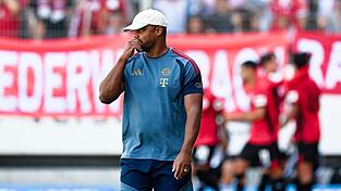 Setzte auf eine junge Startelf: Bayern-Trainer Vincent Kompany Setzte auf eine junge Startelf: Bayern-Trainer Vincent Kompany