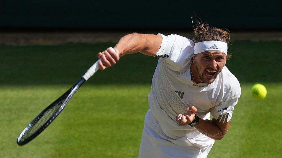 Alexander Zverev konnte sich auf seinen Aufschlag verlassen. Alexander Zverev konnte sich auf seinen Aufschlag verlassen.