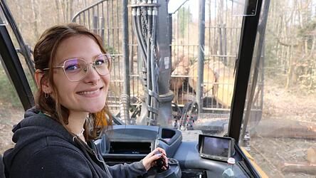 Katharina Wittmann, will anderen Frauen Mut machen. &bdquo;M&auml;nnerjobs k&ouml;nnen M&auml;dchen genauso.&ldquo;