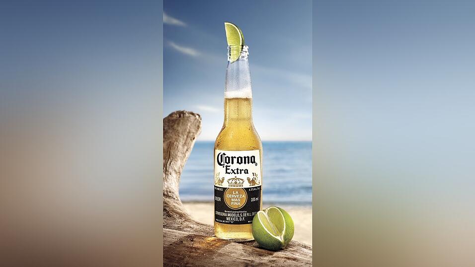 Das Corona-Bier bekommt Aufmerksamkeit. Das Corona-Bier bekommt Aufmerksamkeit.