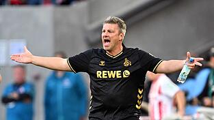Hadert mit dem Video-Assistenten: Kölns Trainer Lukas Kwasniok.