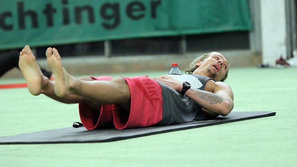 Wir haben Tigers-St&uuml;rmer Ren&eacute; R&ouml;thke beim 'Rock Your Body'-Bootcamp besucht. (Foto: Fabian Ro&szlig;mann)