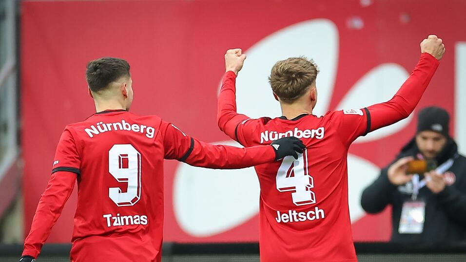 Finn Jeltsch und Stefanos Tzimas (l) bringen dem 1. FC Nürnberg viel Geld ein. Finn Jeltsch und Stefanos Tzimas (l) bringen dem 1. FC Nürnberg viel Geld ein.
