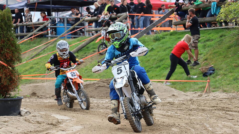 Am Samstag wurde die sechste Auflage des Schwarzacher Mofa-Cross-Rennens ausgetragen.&nbsp;