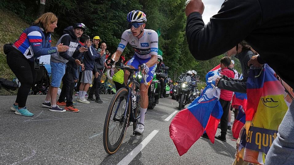 Bei der Tour de France belegte Lipowitz 2025 Platz drei. (Archivbild) Bei der Tour de France belegte Lipowitz 2025 Platz drei. (Archivbild)