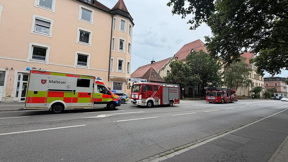 Einsatz am Stadtgraben. Einsatz am Stadtgraben.