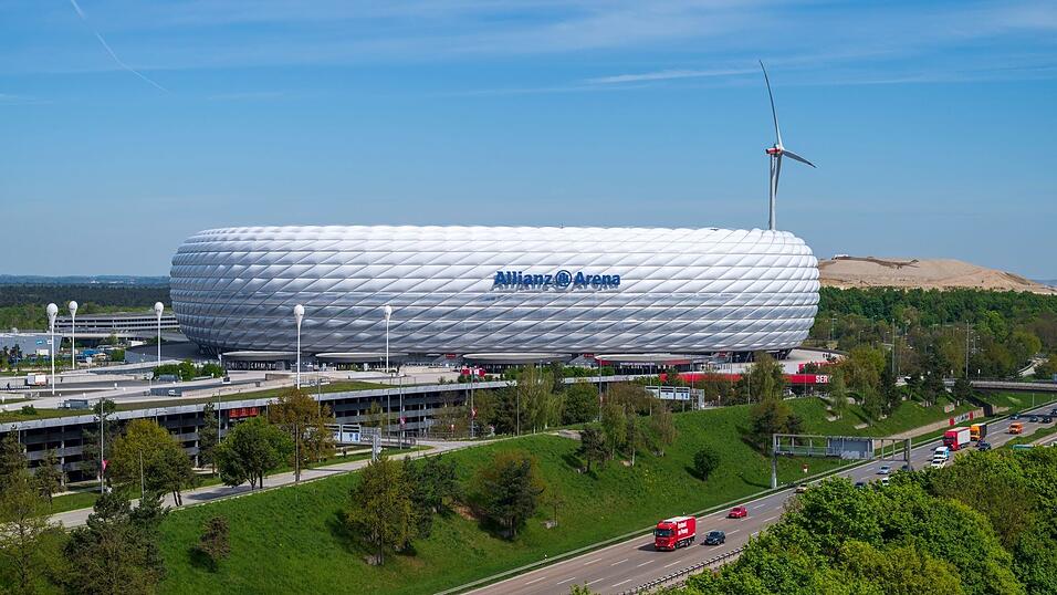 Die Allianz Arena von außen. (Archivbild) Die Allianz Arena von außen. (Archivbild)