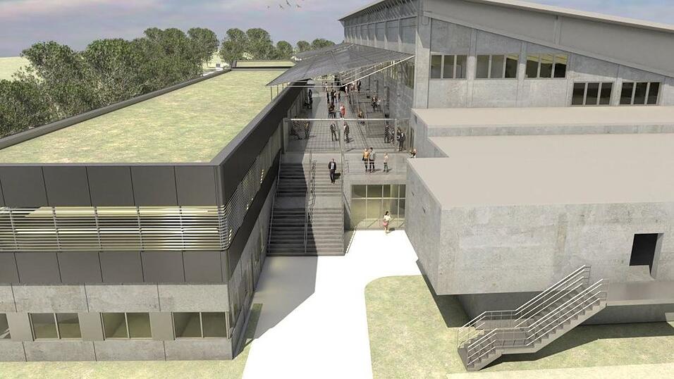 So sahen die Pläne für das Glasdach über der Eisstadion-„Plaza“ im Jahr 2024 aus ...