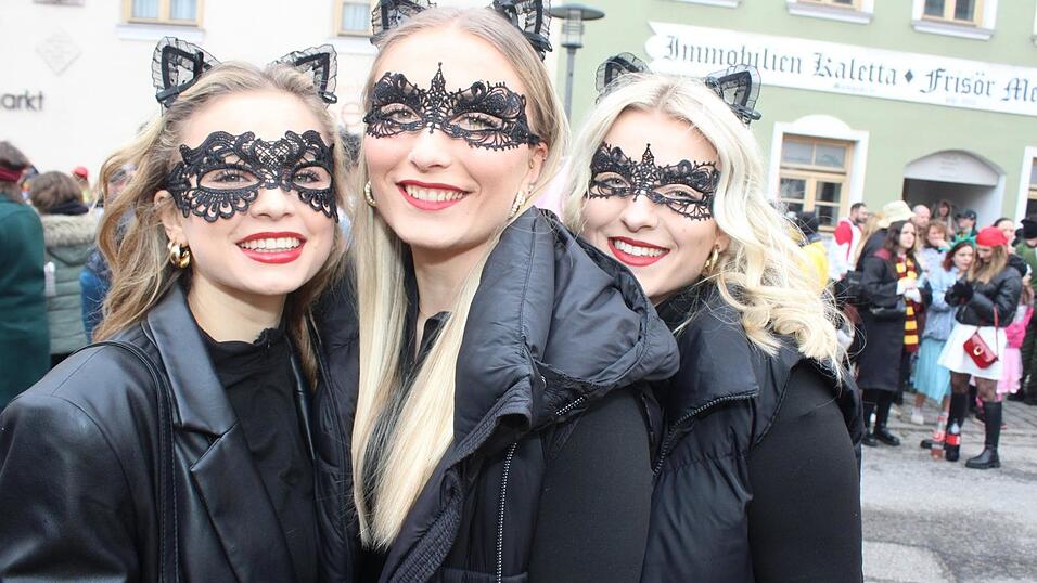 Beste Stimmung herrschte beim Rosenmontagszug in Geisenhausen.