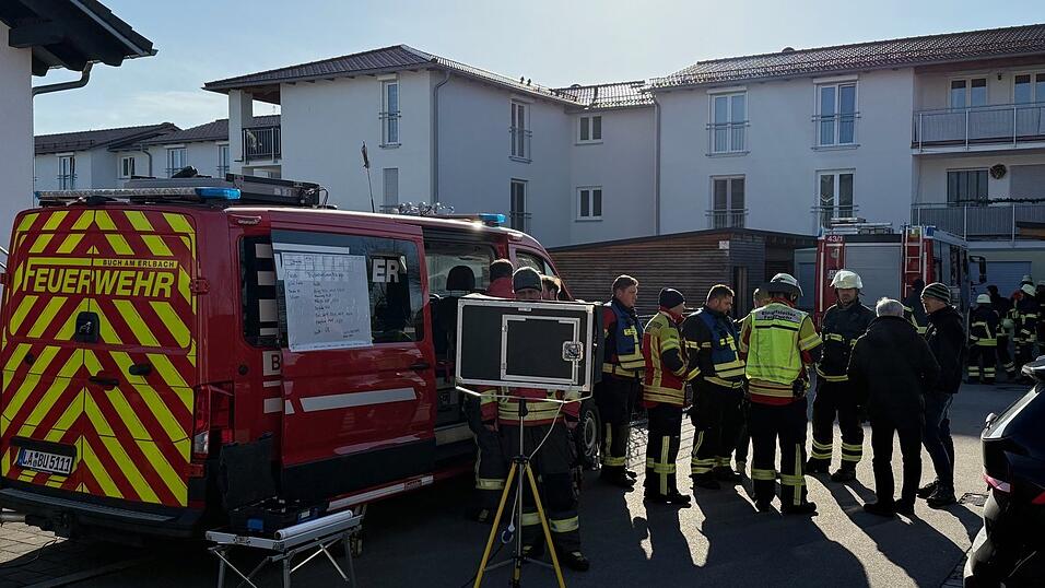 Impressionen vom Einsatz am Samstag in Buch am Erlbach.