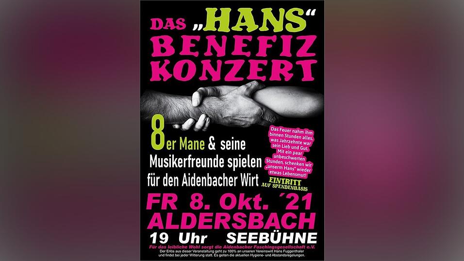 Ein Benefizkonzert soll dem Wirt Hans Fuggenthaler in seiner Notlage helfen.