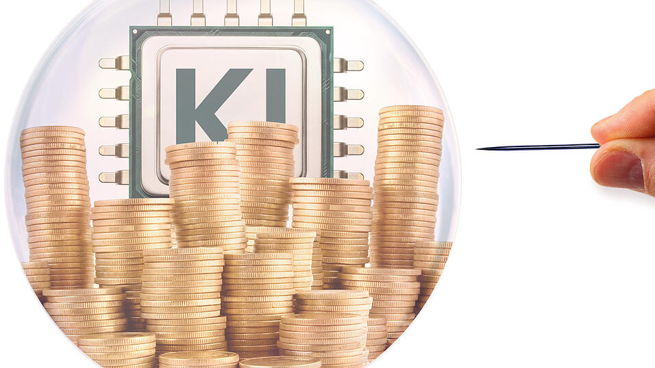 Rund um künstliche Intelligenz ist gerade unglaublich viel Geld im Spiel. Zu viel? Manche befürchten, dass die KI-Blase platzen könnte. Rund um künstliche Intelligenz ist gerade unglaublich viel Geld im Spiel. Zu viel? Manche befürchten, dass die KI-Blase platzen könnte.