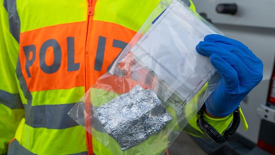 Kokainfund an der A8.