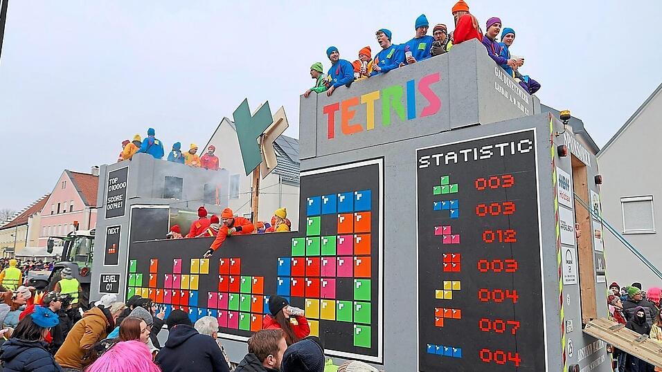 Das Gaudinetzwerk Landau bei einem Umzug in Pilsting im vergangenen Jahr.