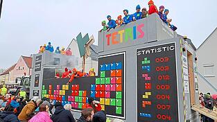 Das Gaudinetzwerk Landau bei einem Umzug in Pilsting im vergangenen Jahr.