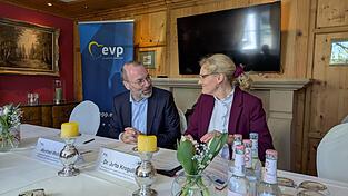Einig waren sich EVP-Vorsitzender Manfred Weber und die VBW-Bezirksgeschäftsführerin Jutta Krogull, dass die Autobranche derzeit politische Unterstützung braucht.