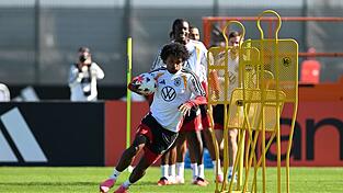 Karim Adeymi kommt über sein hohes Tempo ins Spiel. (Archivbild) Karim Adeymi kommt über sein hohes Tempo ins Spiel. (Archivbild)