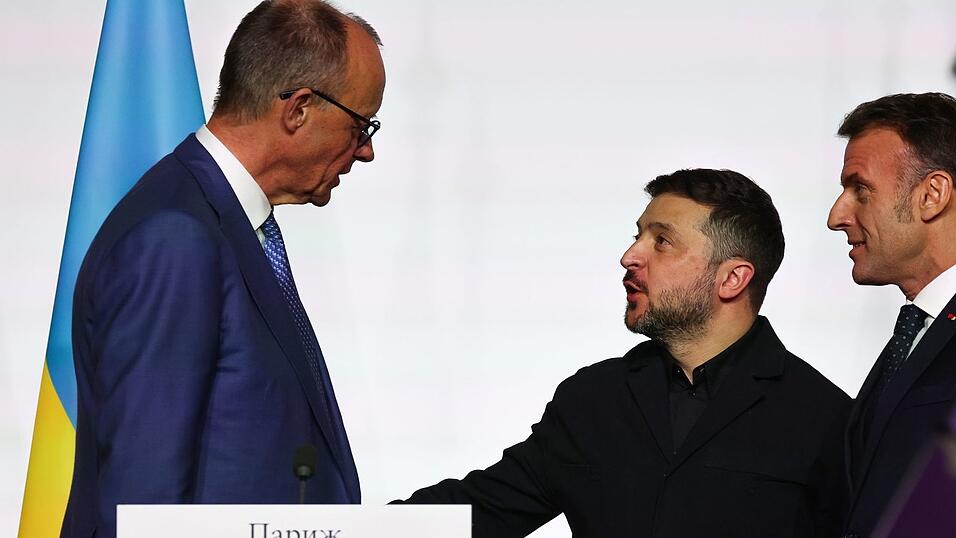 Merz und Macron äußern sich unterschiedlich zur multinationalen Truppe für die Ukraine. Merz und Macron äußern sich unterschiedlich zur multinationalen Truppe für die Ukraine.