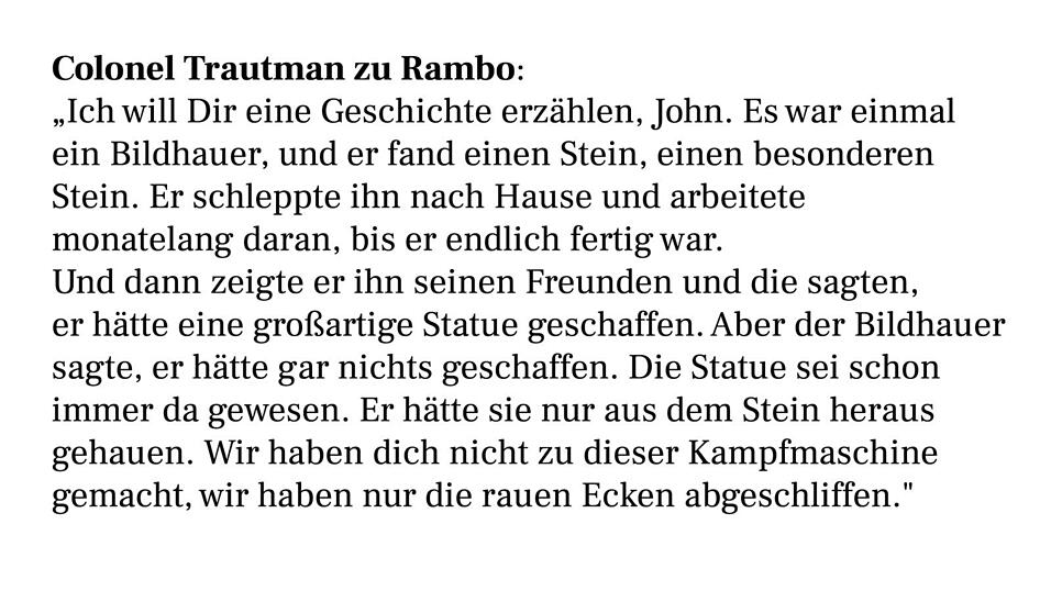 Quelle: Rambo Quelle: Rambo