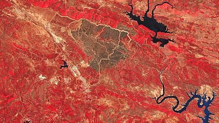 W&auml;lder geraten weltweit unter Druck - beispielsweise durch Waldbr&auml;nde, wie hier im linken Foto in Spanien. Wie sich die Ver&auml;nderungen der W&auml;lder auch im globalen Ma&szlig;stab mittels Satellitendaten nachweise lassen und welche Rolle alte und modernste Technologien dabei spielen, erforscht Cornelius Senf, Professor f&uuml;r Earth Observation for Ecosystem Management an der TUM School of Life Sciences in Weihenstephan.