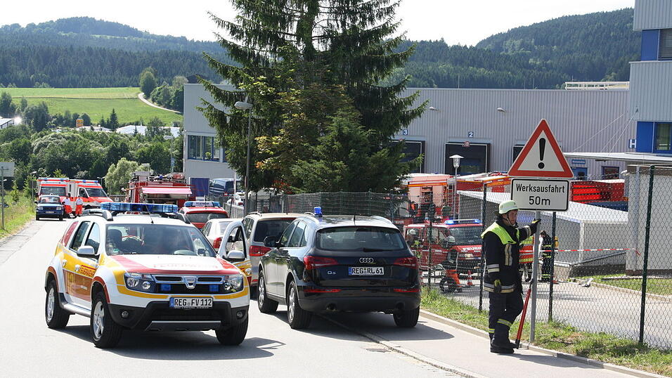 Viele Einsatz- und Rettungskr&auml;fte waren vor Ort und versuchten gemeinsam, der Lage Herr zu werden. (Foto: Lang)