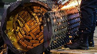 Die Justiz in Luxemburg best&auml;tigt einen gro&szlig;en Kokainfund in Stra&szlig;enbaumaschinen. (Foto: Polizei Luxemburg)