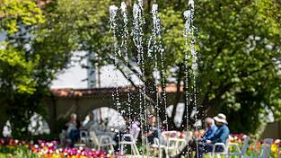 Zum Wochenstart bleibt es im ganzen Freistaat sonnig und warm.