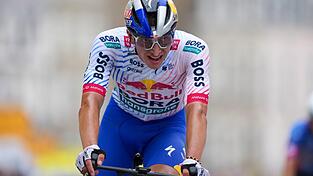 Erstmals bei der Tour dabei und direkt im Rampenlicht: Florian Lipowitz.