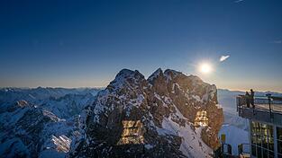 An der Zugspitze gab es einen gro&szlig;en Felssturz. (Archivbild)