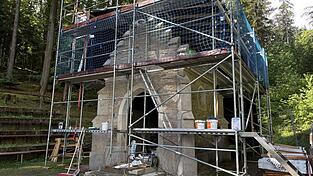 Bis sp&auml;testens Mitte August soll die Kapelle wieder ohne Ger&uuml;st und Baul&auml;rm besucht werden k&ouml;nnen.
