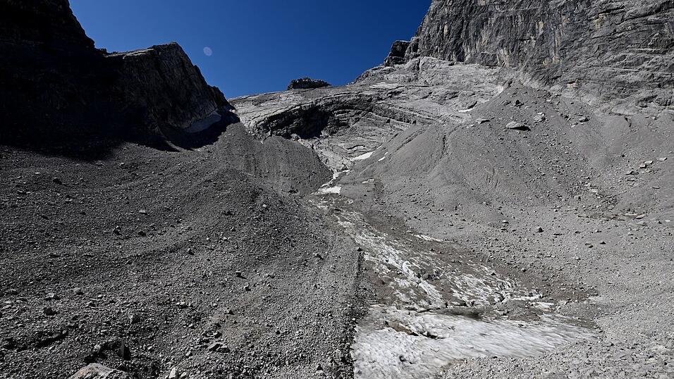 Die Reste des Gletschers Watzmann.