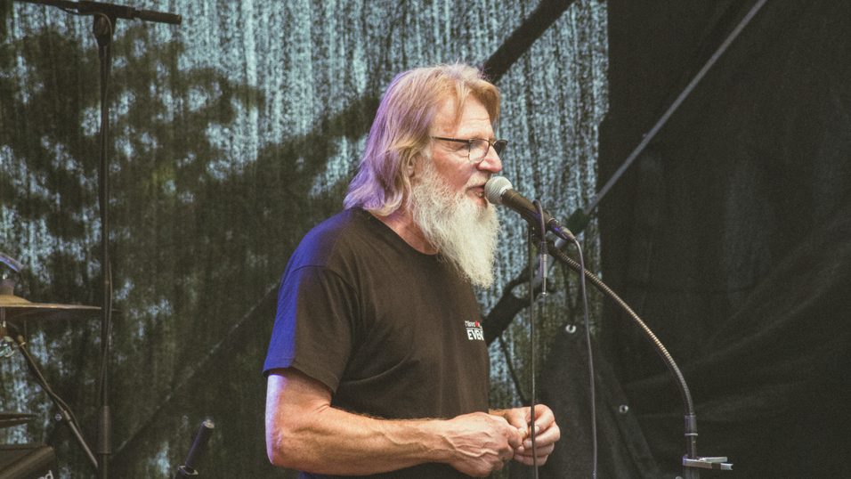 Christoph Jung auf der B&uuml;hne der &bdquo;LaSoNa&ldquo;.