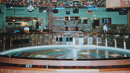 Einen bleibenden Eindruck hat bei den damaligen Diskobesuchern die beleuchtete Tanzfläche im 'Aladin' hinterlassen. 