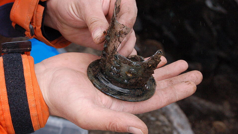Aufregende Funde machten die Arch&auml;ologen am Kollerparkplatz. (Fotos: r&uuml;d)