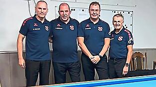 Christian Bichler, Gerhard Kostistansky, Claus Maurer und Wolfgang Zenkner (v.l.) mussten Regensburg in der Tabelle vorbeiziehen lassen.